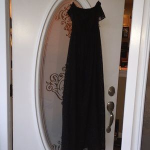 BLace strapless lace dress